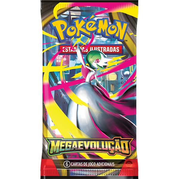 Booster Pokémon TCG, Pokémon Megaevolução, 35652, Copag - Pacote com 6 cartas cada - PT 1 UN