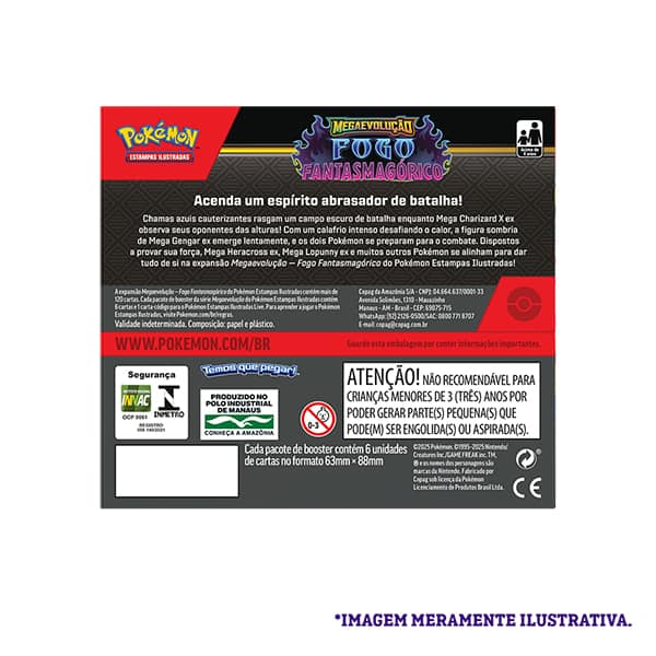 Jogo de Cartas Fogo Fantasmagórico 35671 Copag PT 1 UN