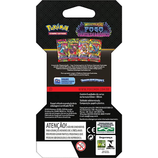 Jogo de Cartas Fogo Fantasmagórico 35674 Copag BT 1 UN