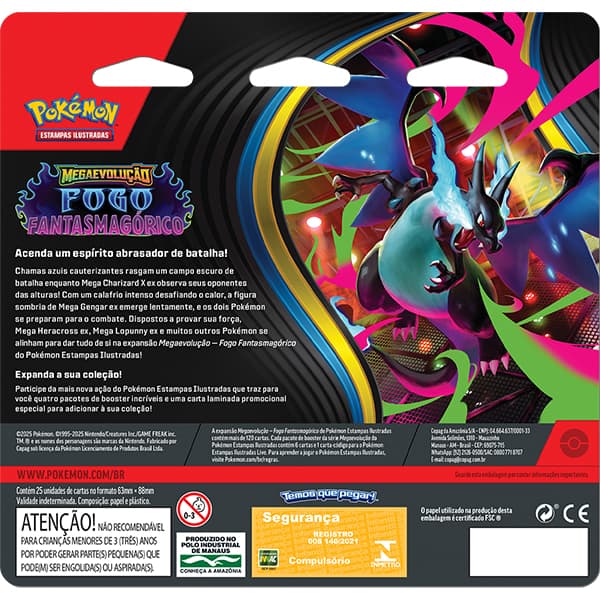 Jogo de Cartas Fogo Fantasmagórico 35678 Copag BT 4 UN