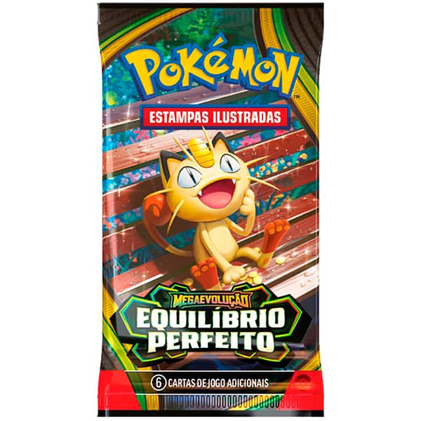 Booster Pokémon TCG: Pokémon Equilíbrio Perfeito, Copag - PT 1 UN Booster Pokémon TCG: Pokémon Equilíbrio Perfeito, Copag - PT 1 UN