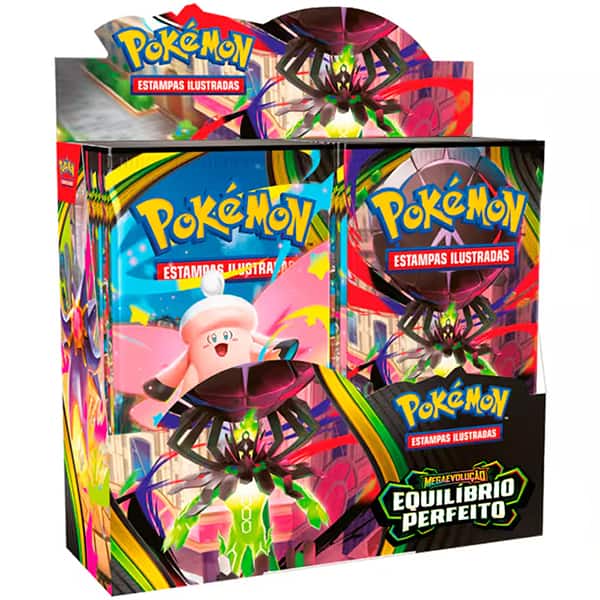 Booster Pokémon TCG: Pokémon Equilíbrio Perfeito, Copag - PT 1 UN Booster Pokémon TCG: Pokémon Equilíbrio Perfeito, Copag - PT 1 UN