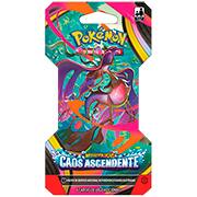 Blister Pokémon TCG, Pokémon Caos Ascendente, Pacote com 6 cartas cada, 36925, Copag - BT 1 UN