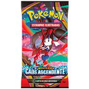 Booster Pokémon TCG, Pokémon Caos Ascendente, Pacote com 6 cartas cada, 36919, Copag - PT 1 UN
