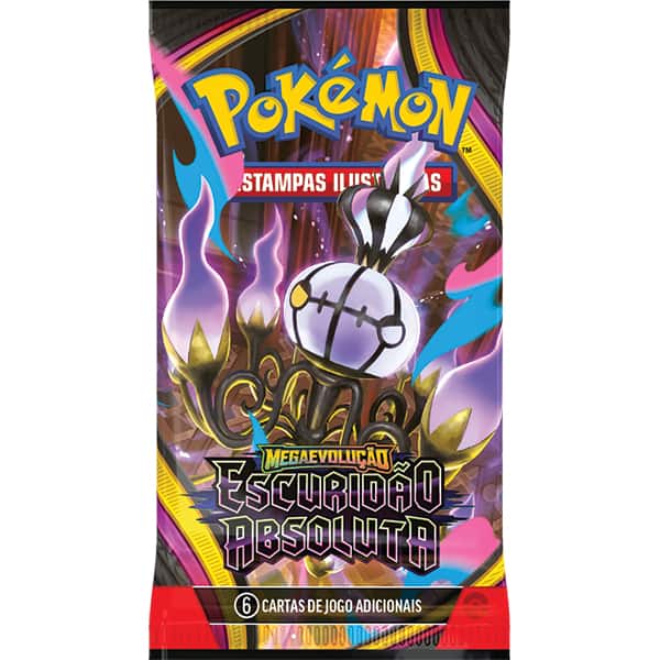 Booster Pokémon TCG, Pokémon Escuridão Absoluta, Pacote com 6 cartas cada, 36883, Copag - PT 1 UN Booster Pokémon TCG, Pokémon Escuridão Absoluta, Pacote com 6 cartas cada, 36883, Copag - PT 1 UN