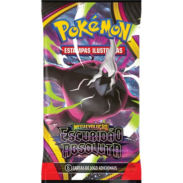 Booster Pokémon TCG, Pokémon Escuridão Absoluta, Pacote com 6 cartas cada, 36883, Copag - PT 1 UN Booster Pokémon TCG, Pokémon Escuridão Absoluta, Pacote com 6 cartas cada, 36883, Copag - PT 1 UN