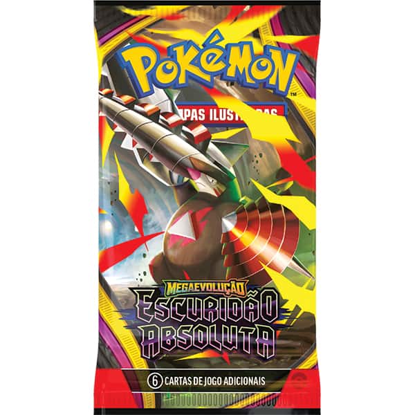 Booster Pokémon TCG, Pokémon Escuridão Absoluta, Pacote com 6 cartas cada, 36883, Copag - PT 1 UN Booster Pokémon TCG, Pokémon Escuridão Absoluta, Pacote com 6 cartas cada, 36883, Copag - PT 1 UN