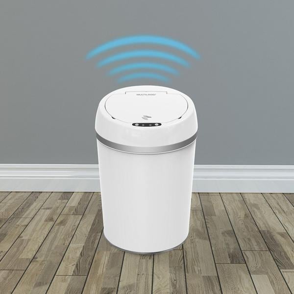 Lixeira T.Smart com sensor de aproximação, 9L, EI079, Multi - 1 UN