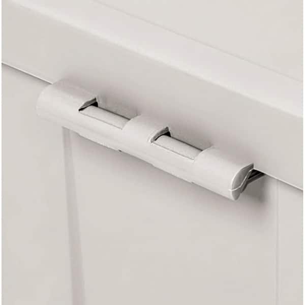 Lixeira plástica de pia com tampa, 2,5L, Bege, SR2203, Sanremo - PT 1 UN