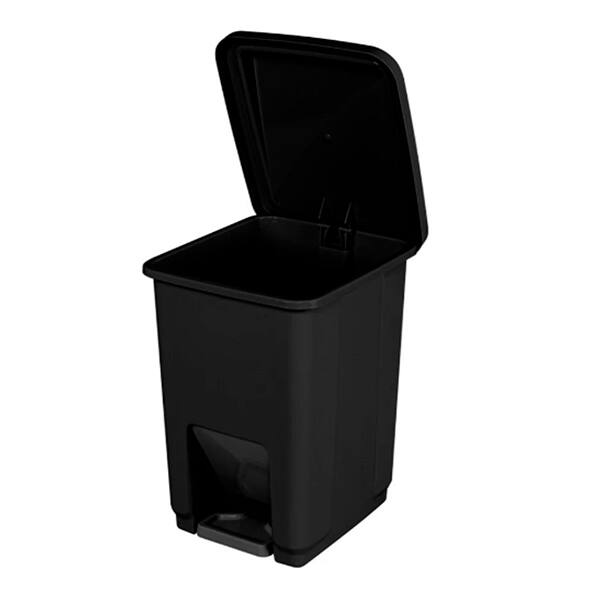 Lixeira plástica com pedal, 7L, Preto, SR2207/20, Sanremo - PT 1 UN Lixeira plástica com pedal, 7L, Preto, SR2207/20, Sanremo - PT 1 UN