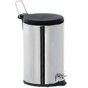 Lixeira inox com pedal, 15L, Prata, 3048/205, Brinox - CX 1 UN