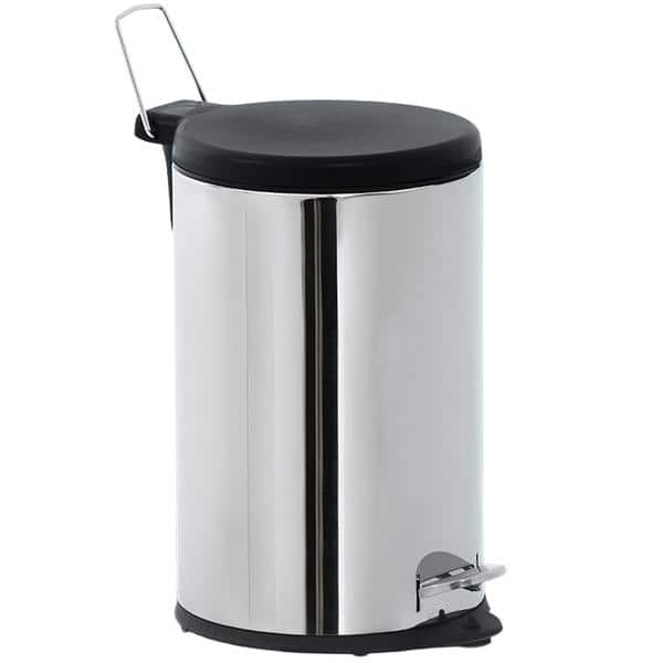 Lixeira inox com pedal, 15L, Prata, 3048/205, Brinox - CX 1 UN Lixeira inox com pedal, 15L, Prata, 3048/205, Brinox - CX 1 UN