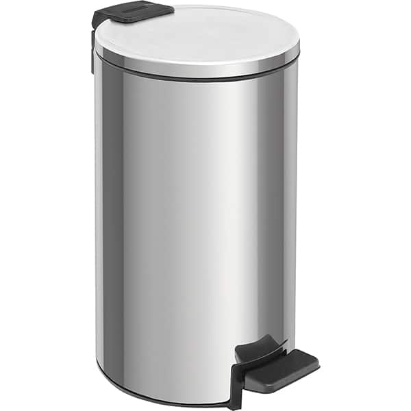 Lixeira inox com pedal, 5L, Prata, 94547005, Tramontina  - CX 1 UN