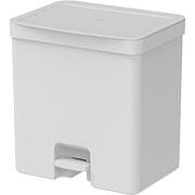 Lixeira plástica com pedal, 20L, Branca, LX4200BCF, Ou - CX 1 UN
