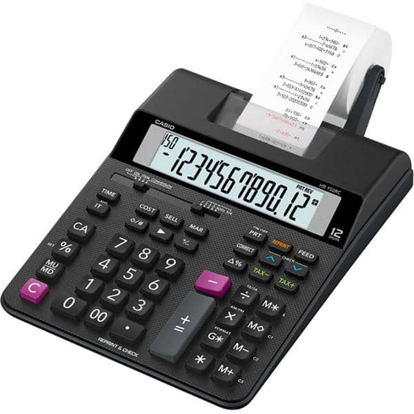 Calculadora de mesa c/bobina 12 digitos HR150RCBDC Casio CX 1 UN