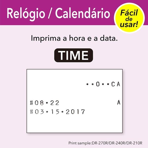 Calculadora de mesa c/ bobina 12 digitos HR100RCBKB Casio Brasil CX 1 UN