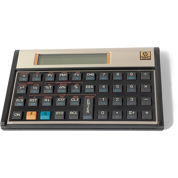 Calculadora financeira 12C, Gold, HP - BT 1 UN