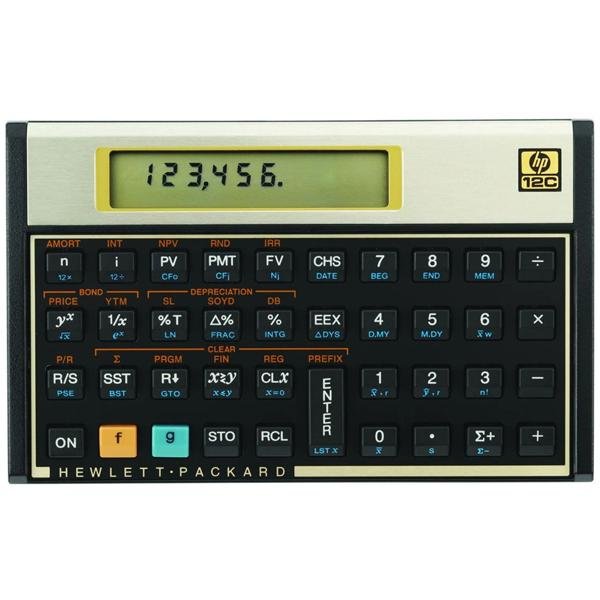 Calculadora financeira 12C Gold F2230A HP BT 1 UN