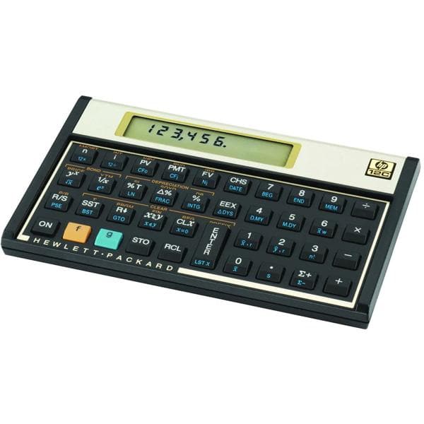 Calculadora Financeira 12C Gold, F2230A, HP - BT 1 UN