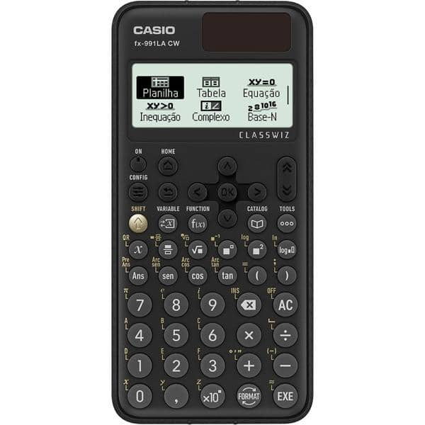 Calculadora científica Classwiz, Preto, FX-991LACW-W4-D, Casio - BT 1 UN