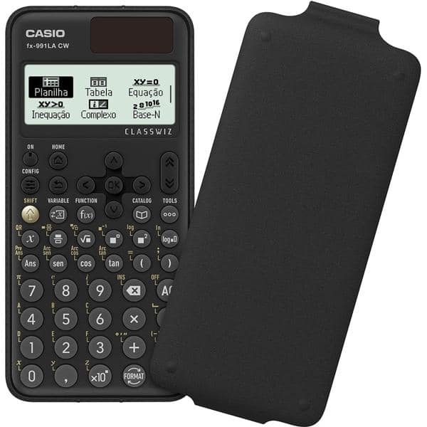 Calculadora científica Classwiz, Preto, FX-991LACW-W4-D, Casio - BT 1 UN