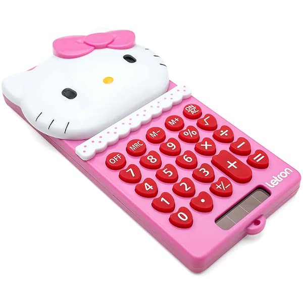 Calculadora de bolso 8 dígitos, Hello Kitty, 99344, Letron - BT 1 UN