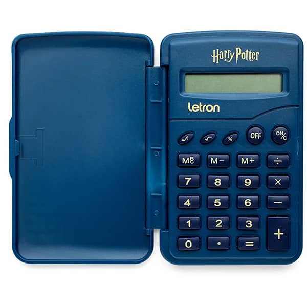 Calculadora de bolso 8 dígitos, Harry Potter, 99342, Letron - BT 1 UN
