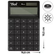Calculadora de Mesa (Bateria/Energia Solar),12 dígitos, Preta, 3081B, Spiral Digit - PT 1 UN Calculadora de Mesa (Bateria/Energia Solar),12 dígitos, Preta, 3081B, Spiral Digit - PT 1 UN