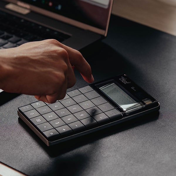 Calculadora de Mesa (Bateria/Energia Solar),12 dígitos, Preta, 3081B, Spiral Digit PT 1 UN