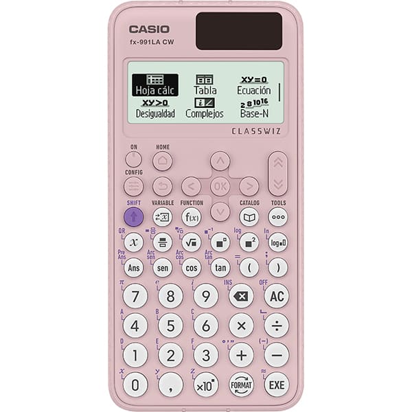 Calculadora científica Classwiz, Rosa, FX-991LACW-PK, Casio - CX 1 UN
