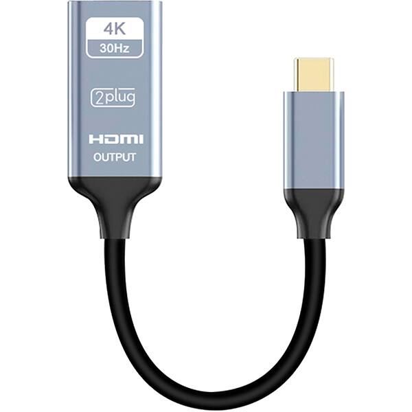 Adaptador USB-C para HDMI 4K, JL-CH1, 2Plug - BT 1 UN