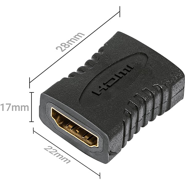 Adapatador Extensor HDMI, JL-HA2F02, 2Plug - BT 1 UN