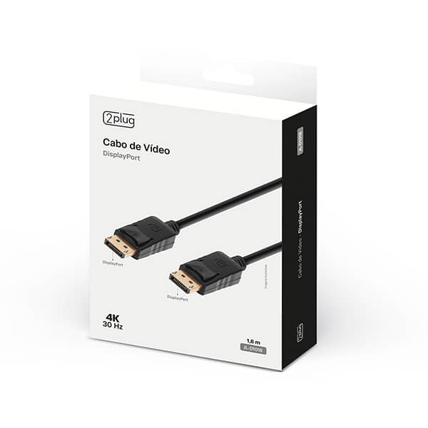Cabo de video DisplayPort, 1,8m, JL-D1018, 2Plug - BT 1 UN