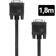 Cabo VGA com filtro, 1,8m, VC018D, 2Plug - BT 1 UN Cabo VGA com filtro, 1,8m, VC018D, 2Plug - BT 1 UN