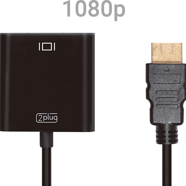 Adaptador HDMI para VGA, JL-H1002, 2Plug - BT 1 UN