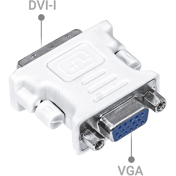 Adaptador DVI-I para VGA, JL-VG01, 2Plug - BT 1 UN