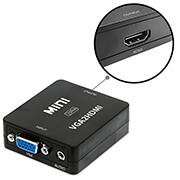 Adaptador VGA para HDMI, mini conversor, JL-C2022, 2Plug - BT 1 UN