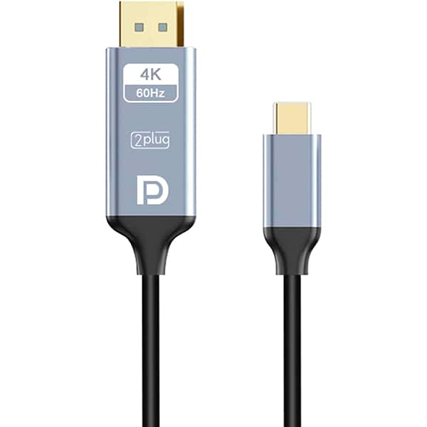 Cabo USB-C para Displayport 1.8m CDP18 2Plug BT 1 UN