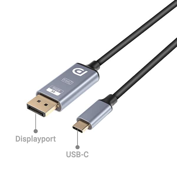 Cabo USB-C para Displayport 1.8m CDP18 2Plug BT 1 UN