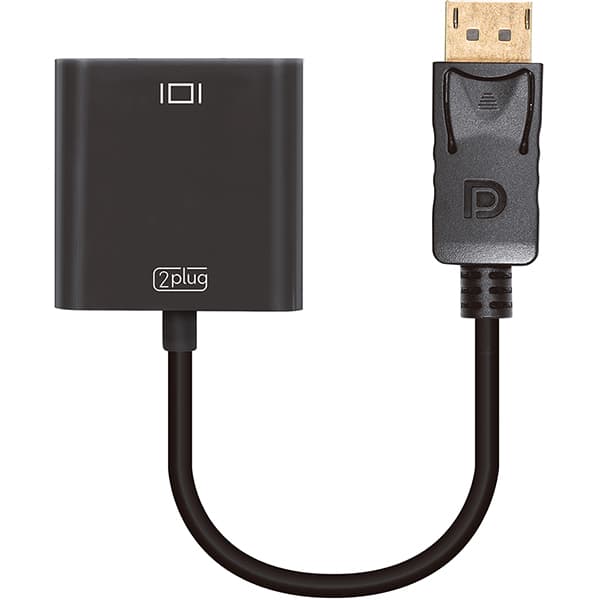 Adaptador Displayport para VGA, JL-D1003, 2Plug - BT 1 UN