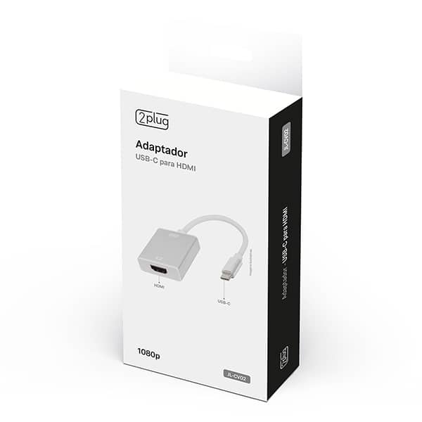 Adaptador USB-C para HDMI, JL-CV02, 2Plug - BT 1 UN