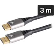 Cabo de vídeo DisplayPort, 3 metros, 1.4, HDR, 8K, 018-7500, 5+ - PT 1 UN Cabo de vídeo DisplayPort, 3 metros, 1.4, HDR, 8K, 018-7500, 5+ - PT 1 UN