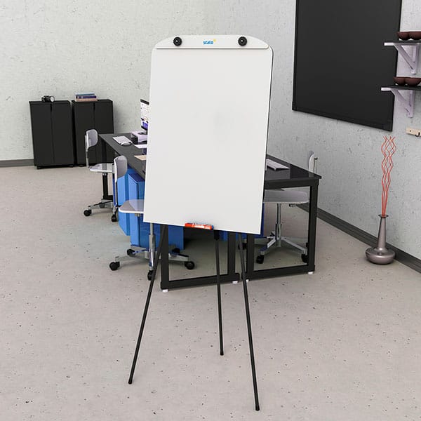 Cavalete flip-chart com quadro branco, 4354, Stalo - CX 1 UN