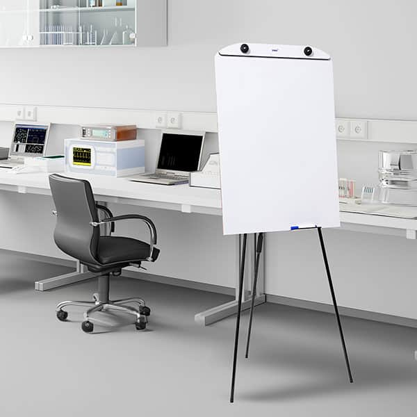 Cavalete flip-chart com quadro branco, 4354, Stalo - CX 1 UN