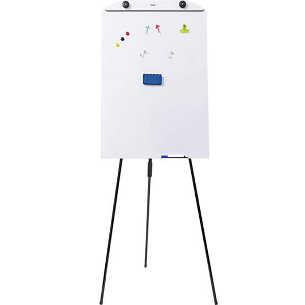 Cavalete flip-chart com quadro branco magnético, 4355, Stalo - CX 1 UN