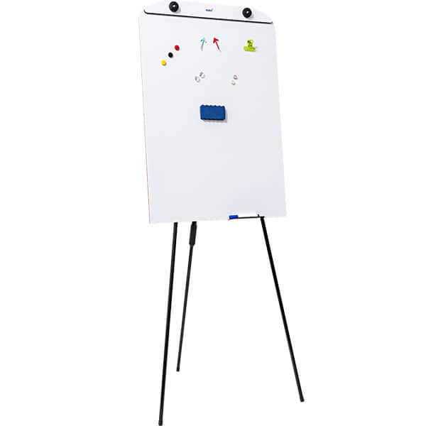 Cavalete flip-chart com quadro branco magnético, 4355, Stalo - CX 1 UN