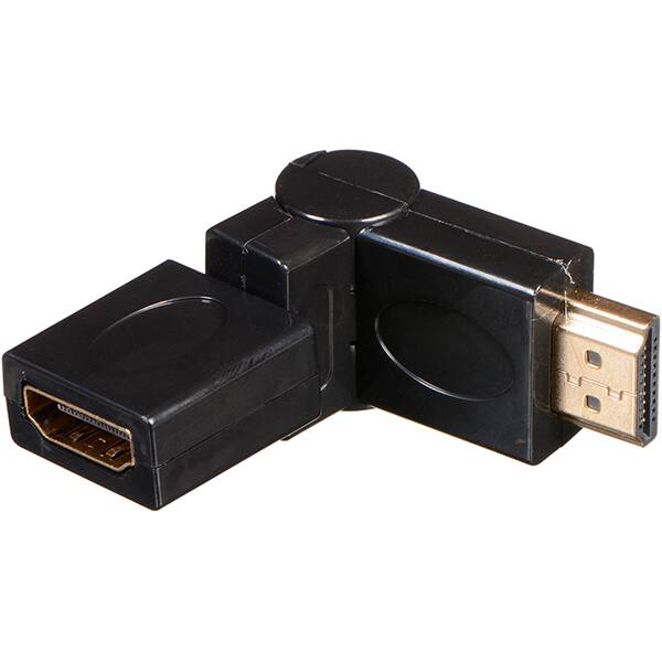 Adaptador de vídeo HDMI para HDMI fêmea 360 graus 6393 Md9 PT 1 UN
