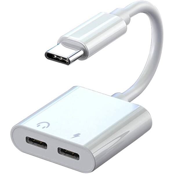 Adaptador de áudio USB-C para USB-C+USB-C 9797 Md9 PT 1 UN Adaptador de áudio USB-C para USB-C+USB-C 9797 Md9 PT 1 UN
