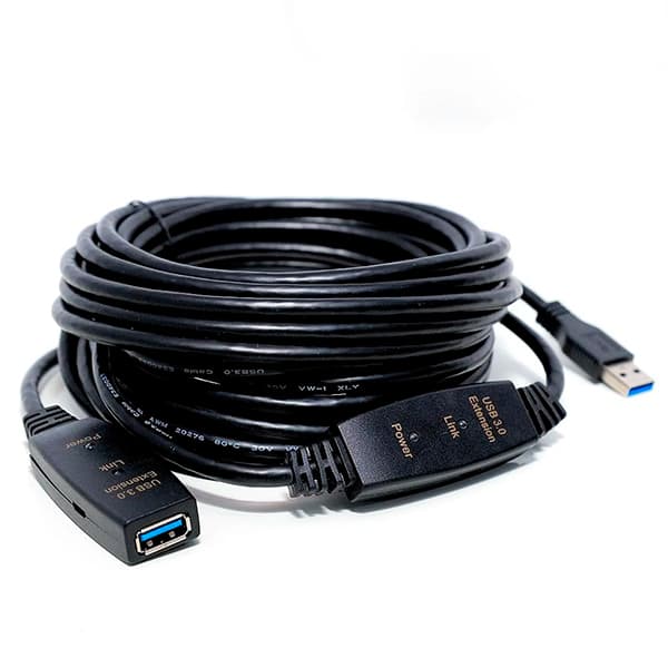 Cabo extensor USB 3.0 Macho/Fêmea 10m c/repetidor 9297 Md9 PT 1 UN Cabo extensor USB 3.0 Macho/Fêmea 10m c/repetidor 9297 Md9 PT 1 UN
