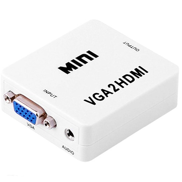 Adaptador VGA para HDMI mini conversor Md9 BT 1 UN